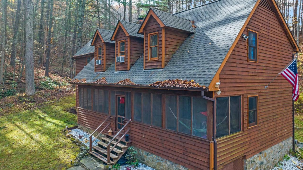 Sleepy Hollow 5Br Cabin - National Park 7 Min, Hot Tub, Fire Pit, Sleeps 12 Luray Luaran gambar